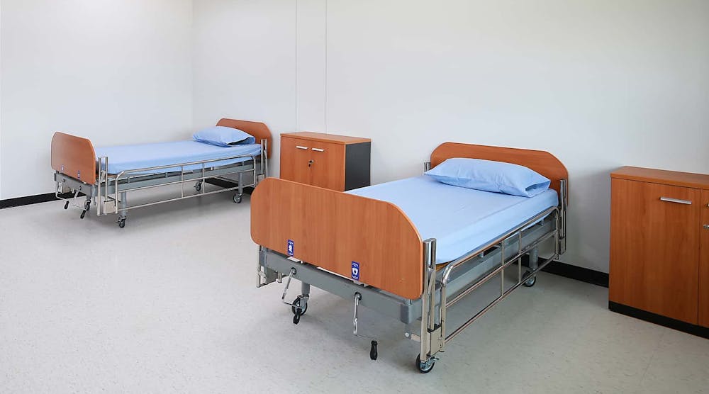 This healthcare facility uses ESD flooring to combat static electricity.