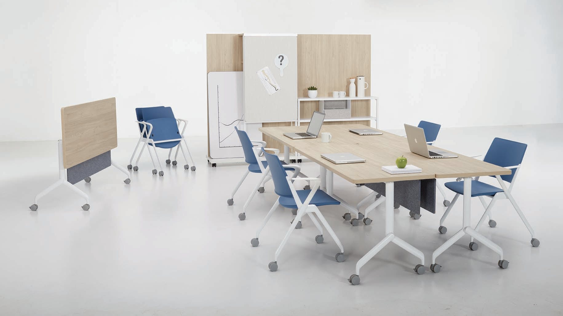 65ca76b361aaea001e37541d Teknion Kupp Fliptop Tables