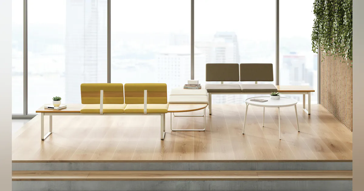 This Comfortable Bench Collection Offers Connectivity | Buildings