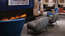 Water vapor fireplaces are an innovative technology that can help facilities meet operational green goals.