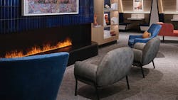 Water vapor fireplaces are an innovative technology that can help facilities meet operational green goals. Water vapor fireplaces are an innovative technology that can help facilities meet operational green goals.