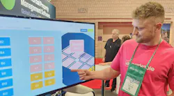 Matt Fitzpatrick of Parkable demonstrates the company’s sophisticated software.
