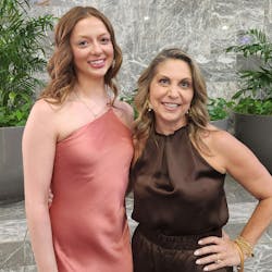 Parker Wielkens, left, and her mom Melain Wielkens, vice president of service sales for TK Elevator, enjoy the pre-TOBYs gala at the 2024 BOMA International Conference & Expo. Parker Wielkens, left, and her mom Melain Wielkens, vice president of service sales for TK Elevator, enjoy the pre-TOBYs gala at the 2024 BOMA International Conference & Expo.