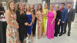 The team from BOMA/Greater Tampa Bay gathers at the gala preceding the TOBYs ceremony. The group was rooting for the Tampa City Center, a nominee in the Earth category. The team from BOMA/Greater Tampa Bay gathers at the gala preceding the TOBYs ceremony. The group was rooting for the Tampa City Center, a nominee in the Earth category.