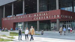 The Ernest N. Morial Convention Center in New Orleans recently upgraded its DAS system to provide neutral-host connectivity with all the major mobile service providers operating in mid-band 5G. The upgrades are expected to be complete before the 2025 Super Bowl, which will be held nearby. The Ernest N. Morial Convention Center in New Orleans recently upgraded its DAS system to provide neutral-host connectivity with all the major mobile service providers operating in mid-band 5G. The upgrades are expected to be complete before the 2025 Super Bowl, which will be held nearby.