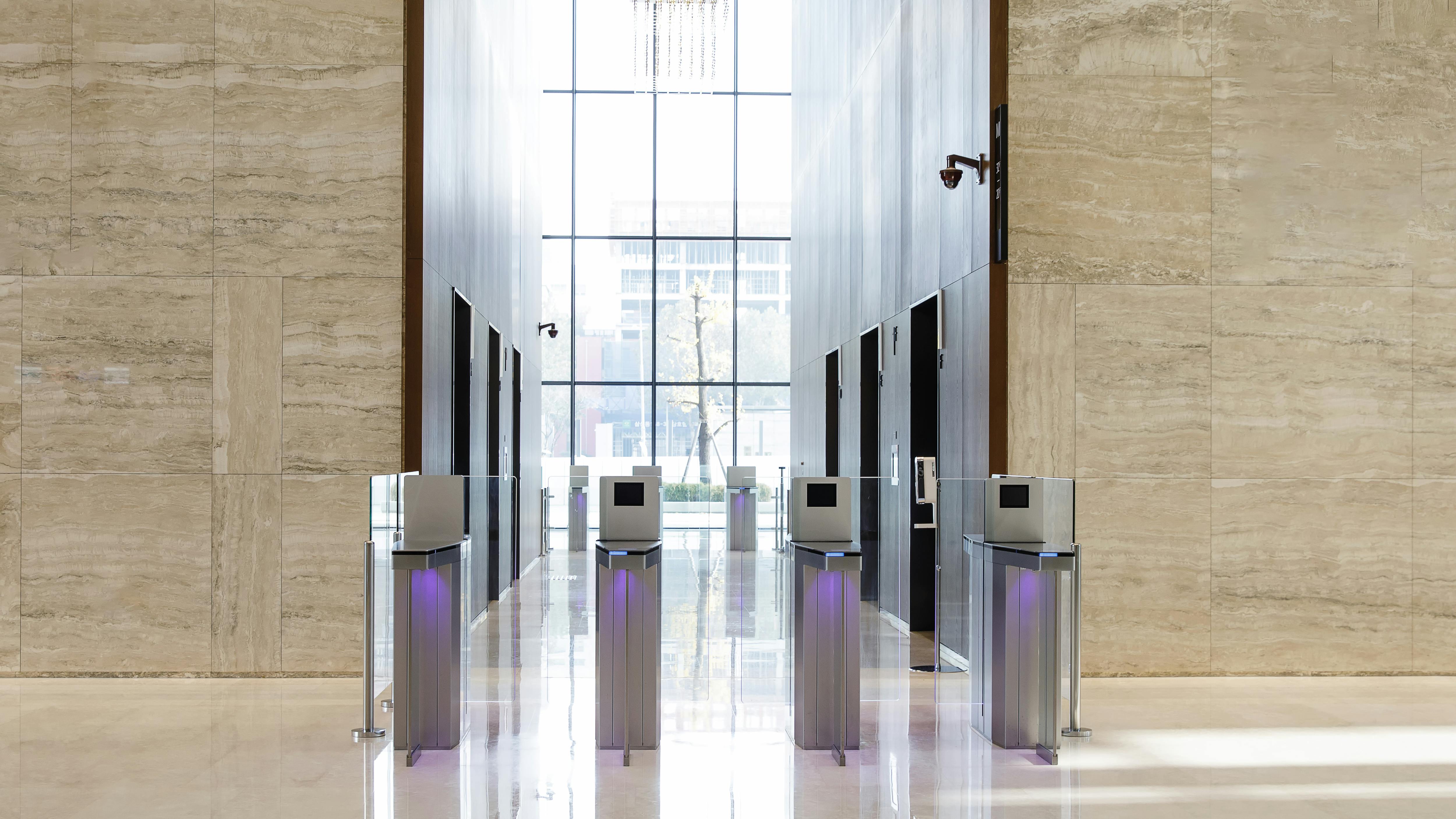 building-lobby-access-control-video-surveilance