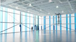 Eagle Academy in Washington, DC, features a translucent skin that allows controlled daylight to penetrate into the building’s interior during the day. At night, it provides a distinctive soft glow. Eagle Academy in Washington, DC, features a translucent skin that allows controlled daylight to penetrate into the building’s interior during the day. At night, it provides a distinctive soft glow.