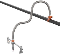 Flexible sprinklers include the hose and attached coupling in a single unit. Contractors install flexible sprinklers by performing a single connection at the branch outlet, and not adding any further friction loss considerations from the hose. Flexible sprinklers include the hose and attached coupling in a single unit. Contractors install flexible sprinklers by performing a single connection at the branch outlet, and not adding any further friction loss considerations from the hose.