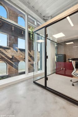 These meeting pods are easy to reconfigure and reuse after installation to maximize long-term value. They aligned with the overall sustainability goals of The Refinery at Domino, which tapped JUUNOO as its office pod provider. The Refinery’s transformation into an office space was completed in September 2023. These meeting pods are easy to reconfigure and reuse after installation to maximize long-term value. They aligned with the overall sustainability goals of The Refinery at Domino, which tapped JUUNOO as its office pod provider. The Refinery’s transformation into an office space was completed in September 2023.