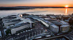 Sweden’s Fagerhult reclaimed aluminum luminaires from the Snarøyveien 30 offices outside of Oslo, owned by Norwegian Property, and home to telecommunications company Telenor.