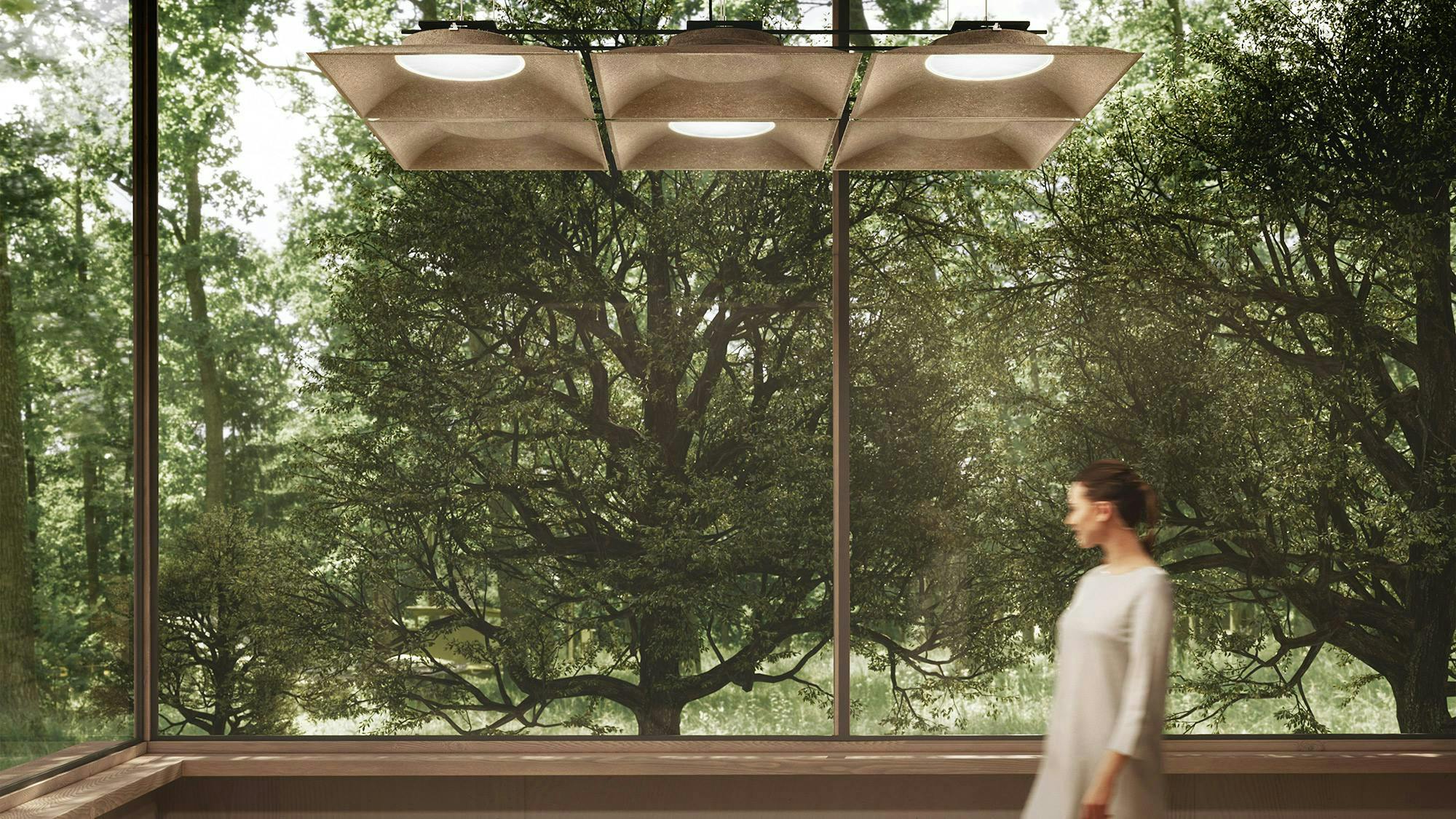 Flux has been part of the lighting lexicon for a long time. Now flax is entering the vocabulary, as iGuzzini is using the plant to make the Light Shade Linen luminaire, pictured.