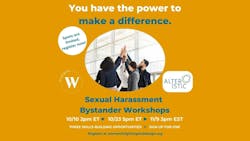 Learn more about how to address workplace sexual harassment and bullying in an interactive workshop from WILD and Alteristic. Learn more about how to address workplace sexual harassment and bullying in an interactive workshop from WILD and Alteristic.
