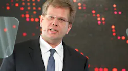 In a sense, ams Osram is going through a 're-Osramification,' as former Osram Opto boss Aldo Kamper returns to the now combined company and is looking at trimming the ams portfolio. He’s pictured here at the 2017 opening of the Kulim, Malaysia LED factory, when he was running the Osram semiconductor division. The plant is expanding and is vital to ams Osram’s future in micro LEDs.