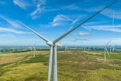 The Whitelee wind farm south of Glasgow now uses LED luminaires to light its offices, control center and visitor center, The Whitelee wind farm south of Glasgow now uses LED luminaires to light its offices, control center and visitor center,