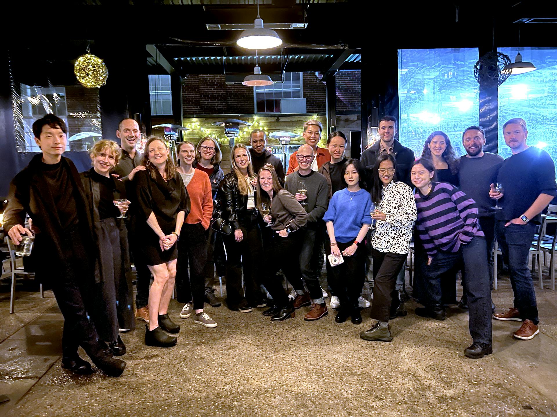 The SOSO team gathers to connect and collaborate.