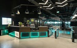 If you build it they might come, and even stay. Everlast Gyms in the UK hopes the new lighting at Denton (above) and Preston (below) enhances the experience for members across all 69 of its locations. If you build it they might come, and even stay. Everlast Gyms in the UK hopes the new lighting at Denton (above) and Preston (below) enhances the experience for members across all 69 of its locations.