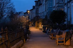 The lighting along the 19th century Cliff Terrace in Kendal is now more sympathetic with residents and wildlife. The lighting along the 19th century Cliff Terrace in Kendal is now more sympathetic with residents and wildlife.