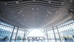 Ams Osram is saying goodbye to its Traxon group, which counts many architectural and façade lighting projects to its credit such as the Shenzhen World Exhibition Center, pictured here in 2020. Ams Osram is saying goodbye to its Traxon group, which counts many architectural and façade lighting projects to its credit such as the Shenzhen World Exhibition Center, pictured here in 2020.