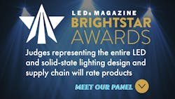 LEDs Magazine announces 2022 BrightStar Awards judging panel. (Adobe Stock Image via Creative Cloud | Endeavor Business Media.) LEDs Magazine announces 2022 BrightStar Awards judging panel. (Adobe Stock Image via Creative Cloud | Endeavor Business Media.)