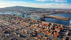 It has not been an easy time to get things in and out of shipping ports for many companies, Signify included. (Photo credit: Image courtesy of the Port of Los Angeles.) It has not been an easy time to get things in and out of shipping ports for many companies, Signify included. (Photo credit: Image courtesy of the Port of Los Angeles.)