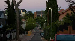 Pozuelo de Alarcón near Madrid now has 2700 outdoor LED luminaires, each with a GPRS-enabled driver from Tridonic to support dimming, diagnostics, and energy monitoring. (Photo credit: Image courtesy of Tridonic.)