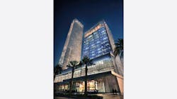 Acuity's Intelligent Spaces group already has a stable of smart building companies through its Distech Controls unit, which counts Kuwait City's Burj AlShaya Towers among its customers. (Photo credit: Image courtesy of Acuity Brands.) Acuity's Intelligent Spaces group already has a stable of smart building companies through its Distech Controls unit, which counts Kuwait City's Burj AlShaya Towers among its customers. (Photo credit: Image courtesy of Acuity Brands.)