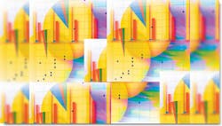 LEDs Magazine stock graphic. LEDs Magazine stock graphic.