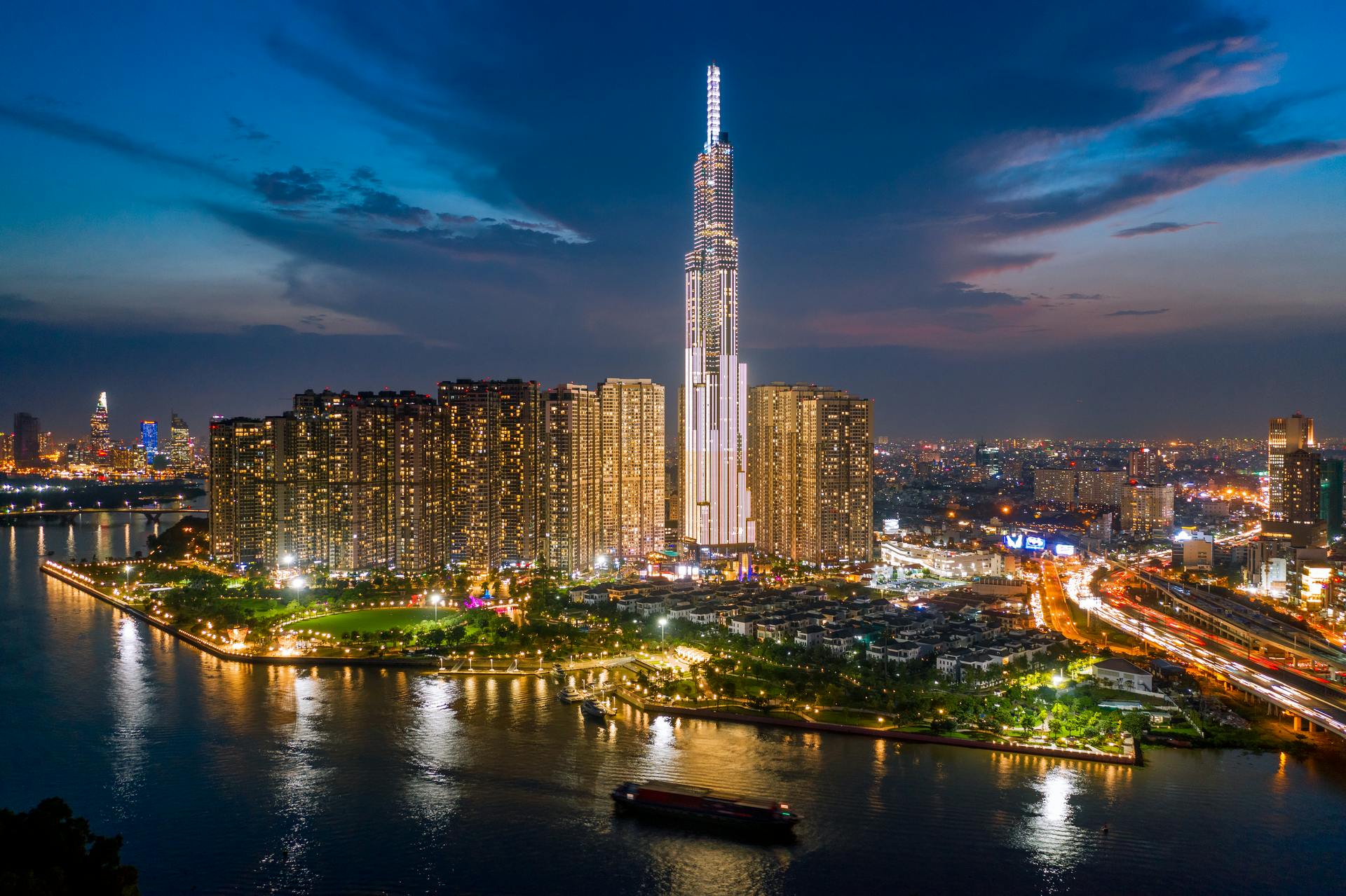 Things have been looking up at Osram's Traxon unit, which last year lit the 1500-foot tall Landmark 81 building in Ho Chi Minh City. (Photo credit: Image courtesy of Osram.)
