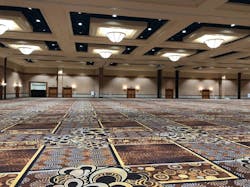 Las Vegas’ iconic Mandalay Bay Resort and Casino has upgraded its convention center ballrooms to wirelessly-controlled LED lighting in a project with Roth Lighting, relying on Filamento Valto high-bay lamps and Avi-on Controls’ Bluetooth Mesh modules. (Photo credit: Image from Roth Lighting via Filamento.) Las Vegas’ iconic Mandalay Bay Resort and Casino has upgraded its convention center ballrooms to wirelessly-controlled LED lighting in a project with Roth Lighting, relying on Filamento Valto high-bay lamps and Avi-on Controls’ Bluetooth Mesh modules. (Photo credit: Image from Roth Lighting via Filamento.)