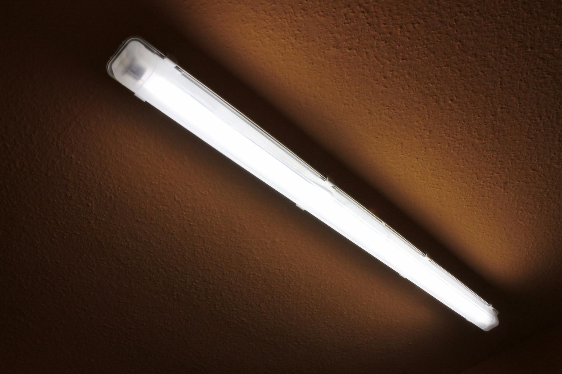 Linear fluorescent light image by kalhh via Pixabay; used under free license for commercial or non-commercial purposes.