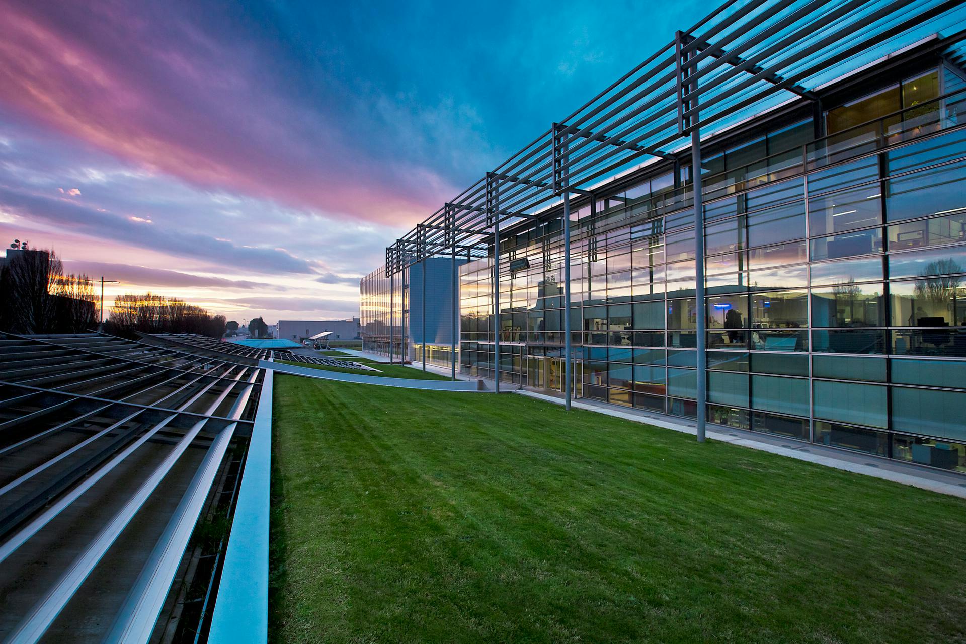 When we last checked in on iGuzzini headquarters (above) in April, the co-located factory was closed. But Fagerhult says it is now re-opened, as are several other large Fagerhult manufacturing sites which had temporarily stopped production amid the global economic slowdown. (Photo credit: Image courtesy of Fagerhult.)