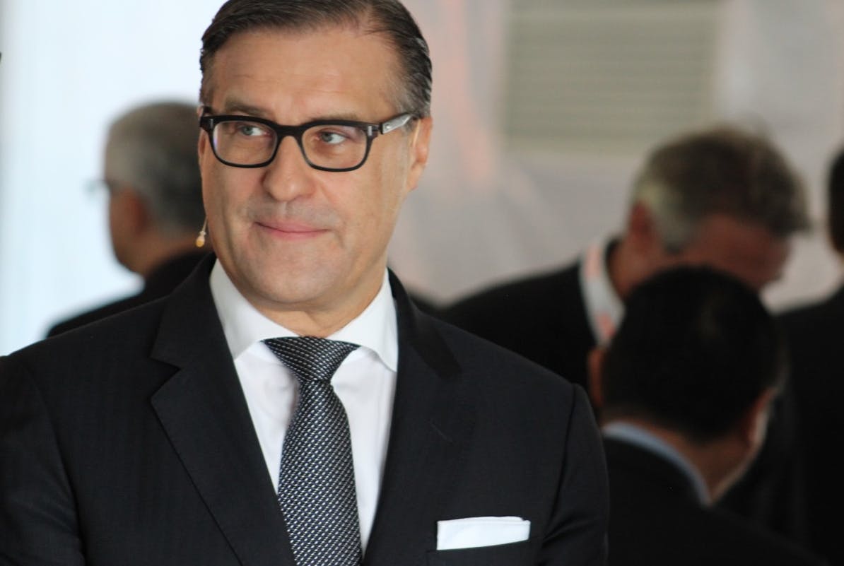 Osram CEO Olaf Berlien looks set to take a temporary 10% pay cut as the pandemic-related slowdown continues. Berlien said the company is &ldquo;using the time to be well positioned after the corona crisis.&rdquo; (Photo credit: Image courtesy of Mark Halper.)