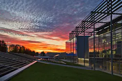 The Recanati, Italy headquarters of Fagerhult’s iGuzzini, a company which has been hit hard by production shutdowns related to the COVID-19 crisis. (Photo credit: Image courtesy of Fagerhult.) The Recanati, Italy headquarters of Fagerhult’s iGuzzini, a company which has been hit hard by production shutdowns related to the COVID-19 crisis. (Photo credit: Image courtesy of Fagerhult.)