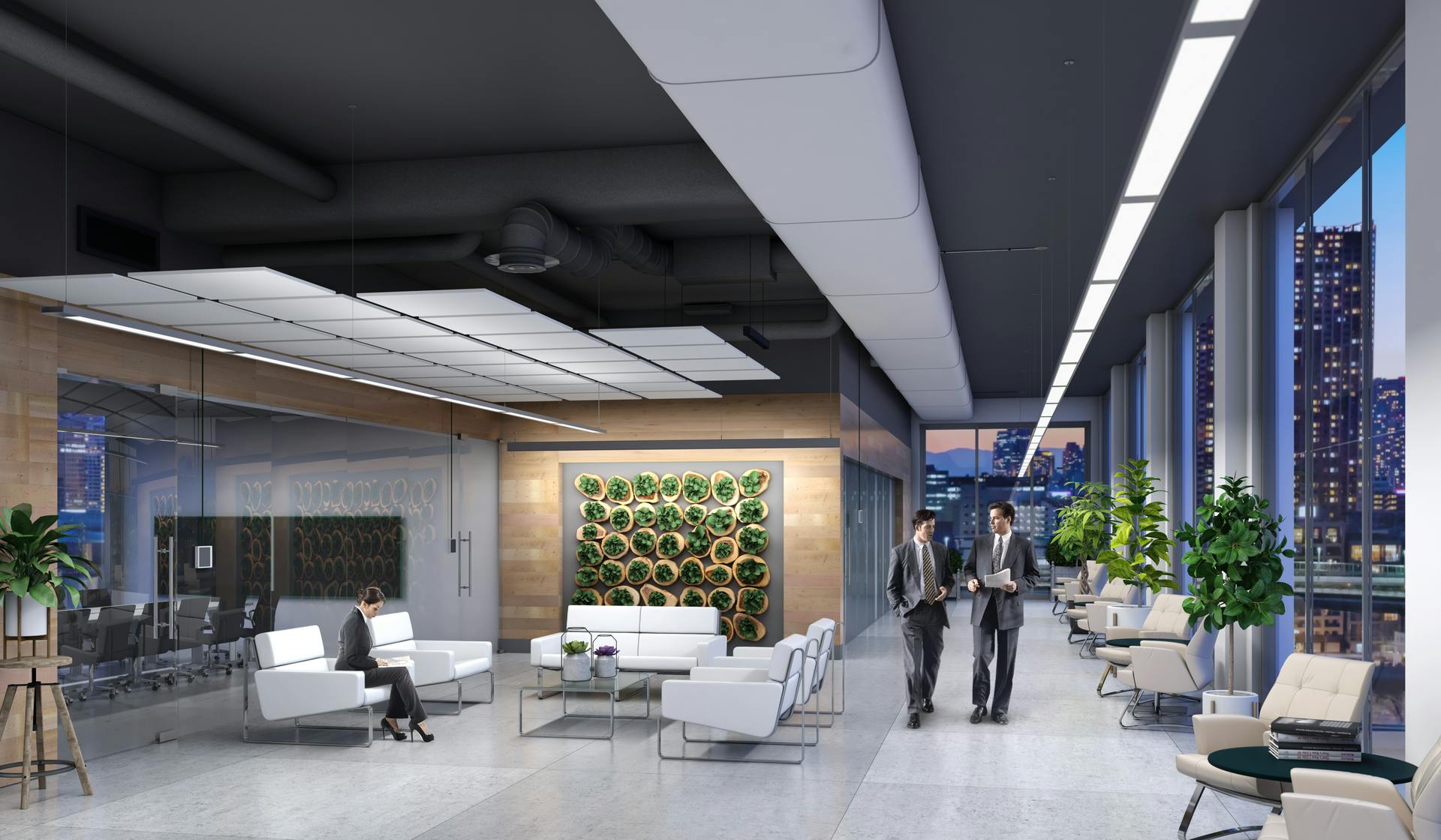 The Modulus DC-powered distribution scheme from Acuity Brands will bring a low-voltage power conversion and controls option to the company&rsquo;s LED lighting portfolio. (Photo credit: Image courtesy of Acuity Brands.)