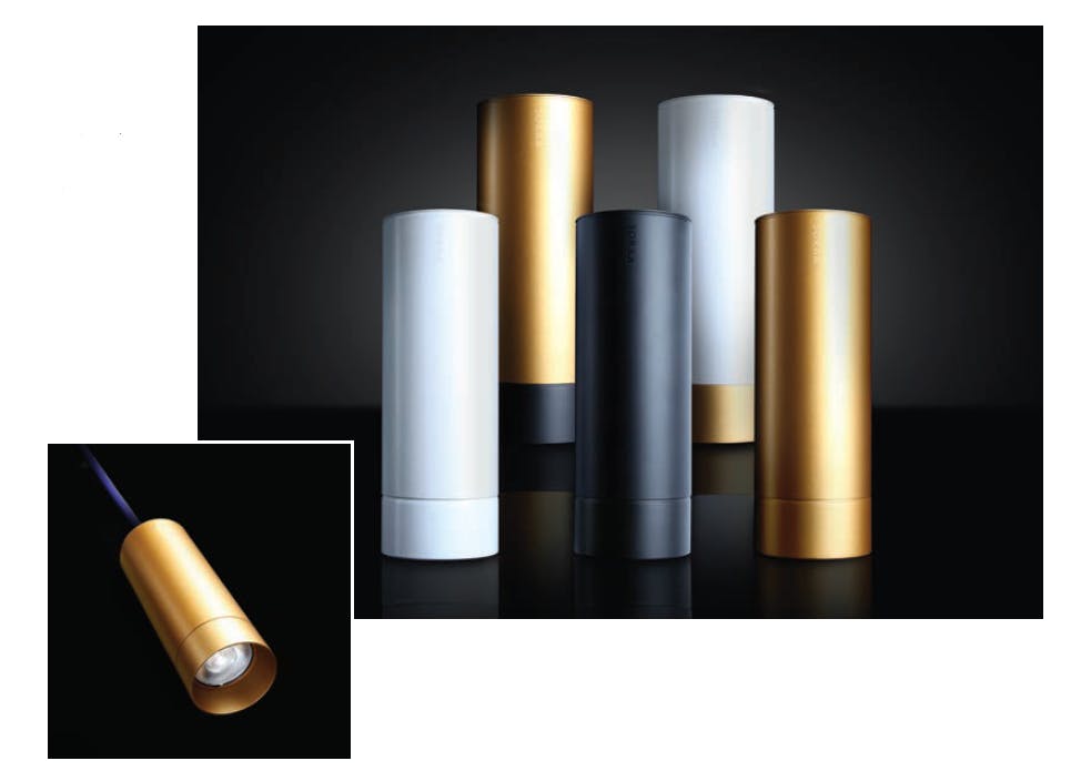 Soraa is aggressively moving into the luminaire space using its internally-developed GaN-on-GaN LED technology, and its new Aerial pendants deliver style along with high-quality light. (Photo credit: Images courtesy of Soraa.)