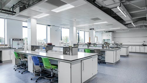 The Fold linear pendant's high-transmittance, clear acrylic lenses provide even light distribution and eliminate point-source visibility, which helped it win recognition in the 2017 Sapphire Awards program.