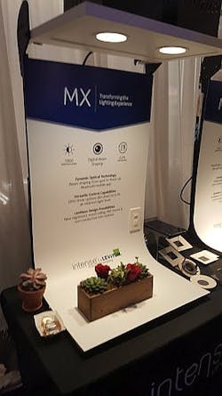 Intense shows LED downlight with liquid-crystal lens at LEDucation Intense shows LED downlight with liquid-crystal lens at LEDucation