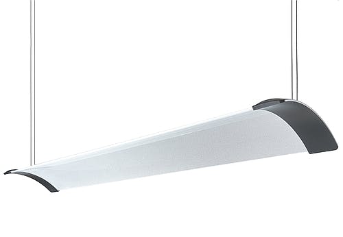 Eaton delivers curved surface-emissive LED luminaires, new pendant scheme