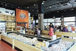 ERCO LED lighting helps provide appetizing presentation of regional specialties at Casa Tió retail shop ERCO LED lighting helps provide appetizing presentation of regional specialties at Casa Tió retail shop