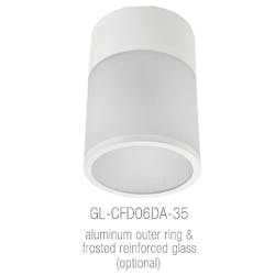 GlacialLight's 35W LED ceiling light is dimmable GlacialLight's 35W LED ceiling light is dimmable