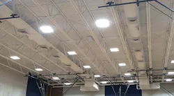 FSG is no stranger to the commercial lighting business. The 35-year-old company has provide lighting at many locations, such in this school gymnasium project. (Photo credit: Image courtesy of Facility Solutions Group.)