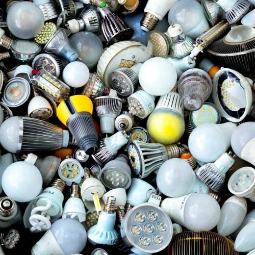 LED lamp waste: there's good news and bad