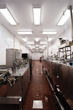 Go green and clean with industrial LED lighting for food and beverage manufacturing (MAGAZINE) Go green and clean with industrial LED lighting for food and beverage manufacturing (MAGAZINE)