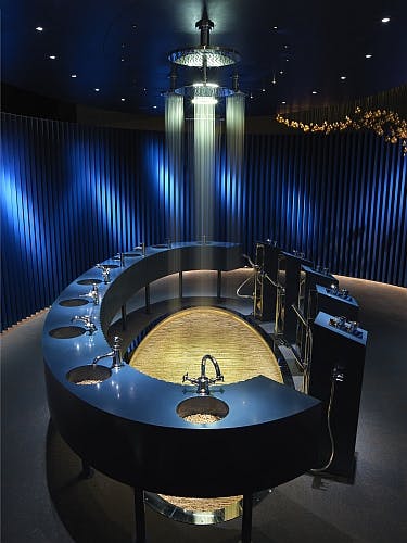 Soraa LED lamps make plumbing fixtures sparkle