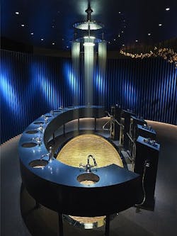 Soraa LED lamps make plumbing fixtures sparkle Soraa LED lamps make plumbing fixtures sparkle