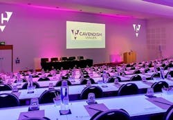 Connected lighting from UK startup amBX allows dynamic illumination at London conference center Connected lighting from UK startup amBX allows dynamic illumination at London conference center