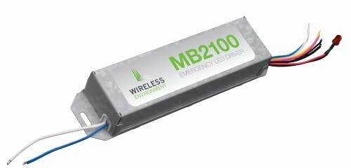 Wireless Environment introduces MB2100 Series compact emergency LED drivers