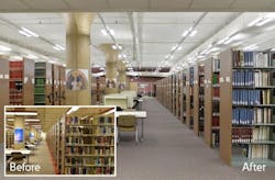 Duquesne University installs Cooper WaveStream light-guide-based LED lighting in library Duquesne University installs Cooper WaveStream light-guide-based LED lighting in library
