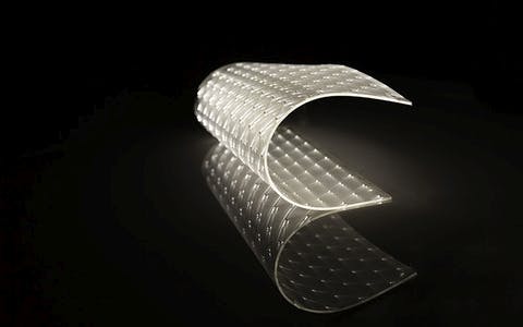 Design LED demonstrates thin and flexible LED shelf and back lighting at LuxLive