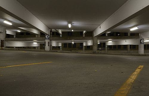 Precision-Paragon LEDs light parking for historic Milwaukee shopping venue